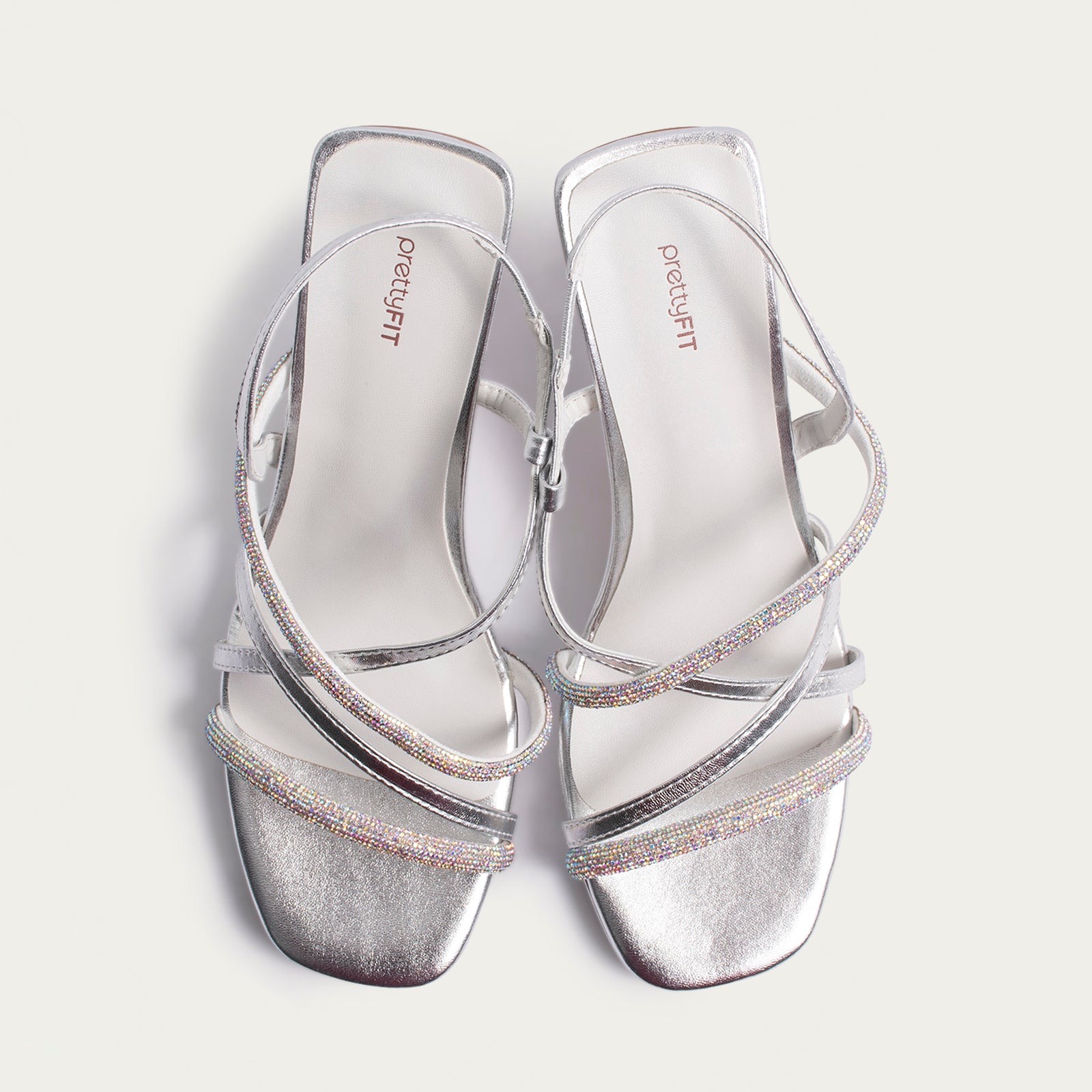 Cute silver deals sandals